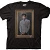 Ripple Junction TV Series Seinfeld - Kramer Portrait Picture Frame Adult Fitted Jersey T-Shirt