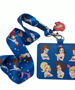 Loungefly The Little Mermaid Sisters Lanyard With Card Holder