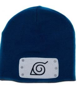 Bioworld Naruto Leaf Akatsuki Reversible Beanie