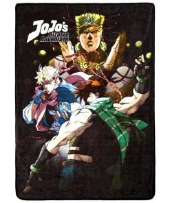 Bioworld JoJo's Bizarre Adventure Digital Fleece Throw