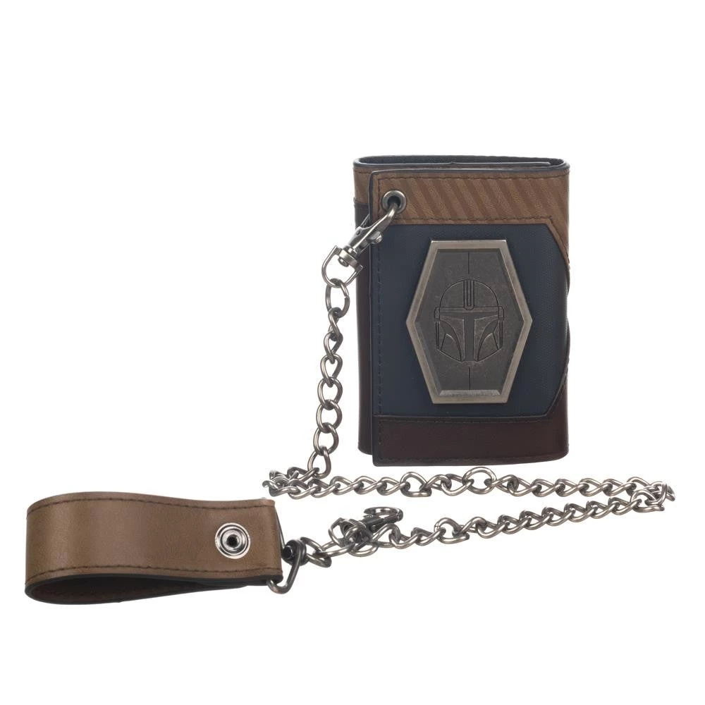 Bioworld Star Wars The Mandalorian Chain Wallet 3 Bioworld Star Wars The Mandalorian Chain Wallet