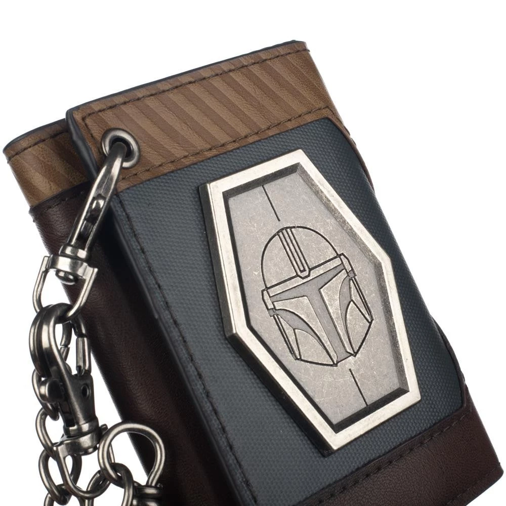 Bioworld Star Wars The Mandalorian Chain Wallet 5 Bioworld Star Wars The Mandalorian Chain Wallet
