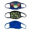 Bioworld Star Wars The Mandalorian Grogu Youth 3 Pack Youth Face Covers Disney
