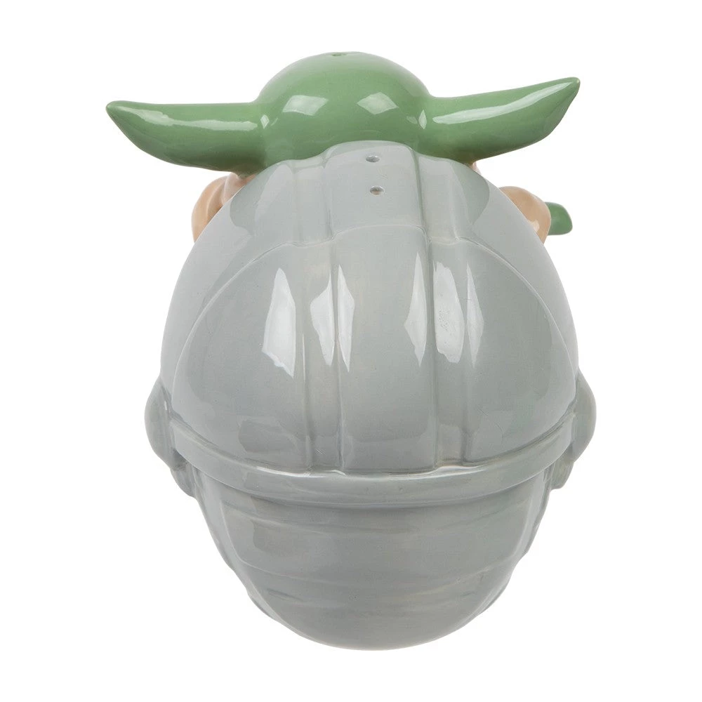 Bioworld Star Wars The Mandalorian Grogu Sculpted Ceramic Salt & Pepper Set Disney 4 Bioworld Star Wars The Mandalorian Grogu Sculpted Ceramic Salt & Pepper Set Disney