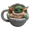Bioworld Star Wars The Mandalorian Grogu Sculpted Ceramic Mug Disney