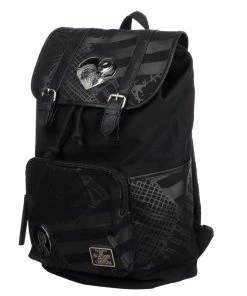 Bioworld Disney The Nightmare Before Christmas Rucksack Backpack With Metal Badges 11 Bioworld Disney The Nightmare Before Christmas Rucksack Backpack With Metal Badges