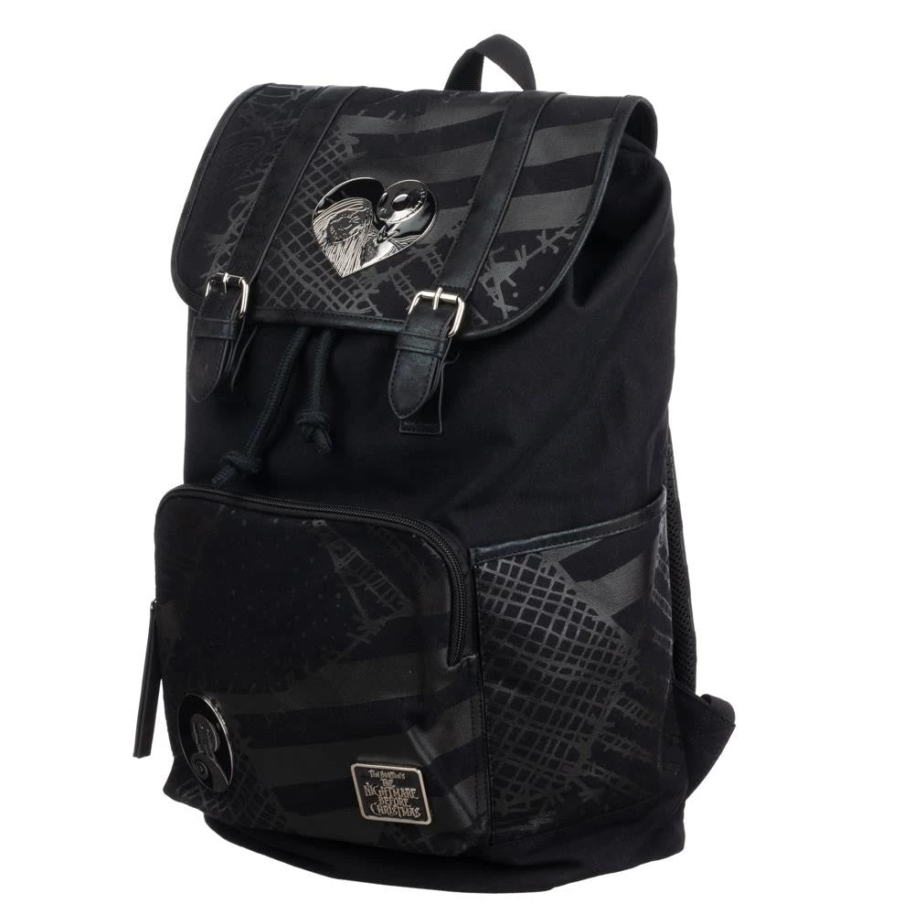 Bioworld Disney The Nightmare Before Christmas Rucksack Backpack With Metal Badges 7 Bioworld Disney The Nightmare Before Christmas Rucksack Backpack With Metal Badges