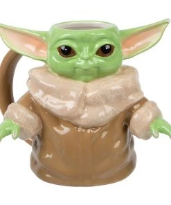 Bioworld Star Wars The Mandalorian Grogu 20 Oz. Sculpted Ceramic Mug