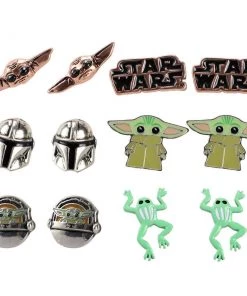 Bioworld Star Wars The Mandalorian Grogu Stud Earring Set