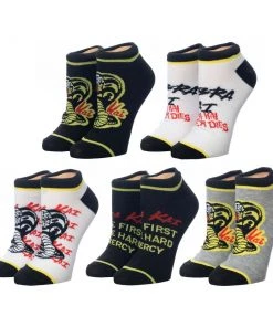 Bioworld Cobra Kai 5 Pair Ankle Socks Movies