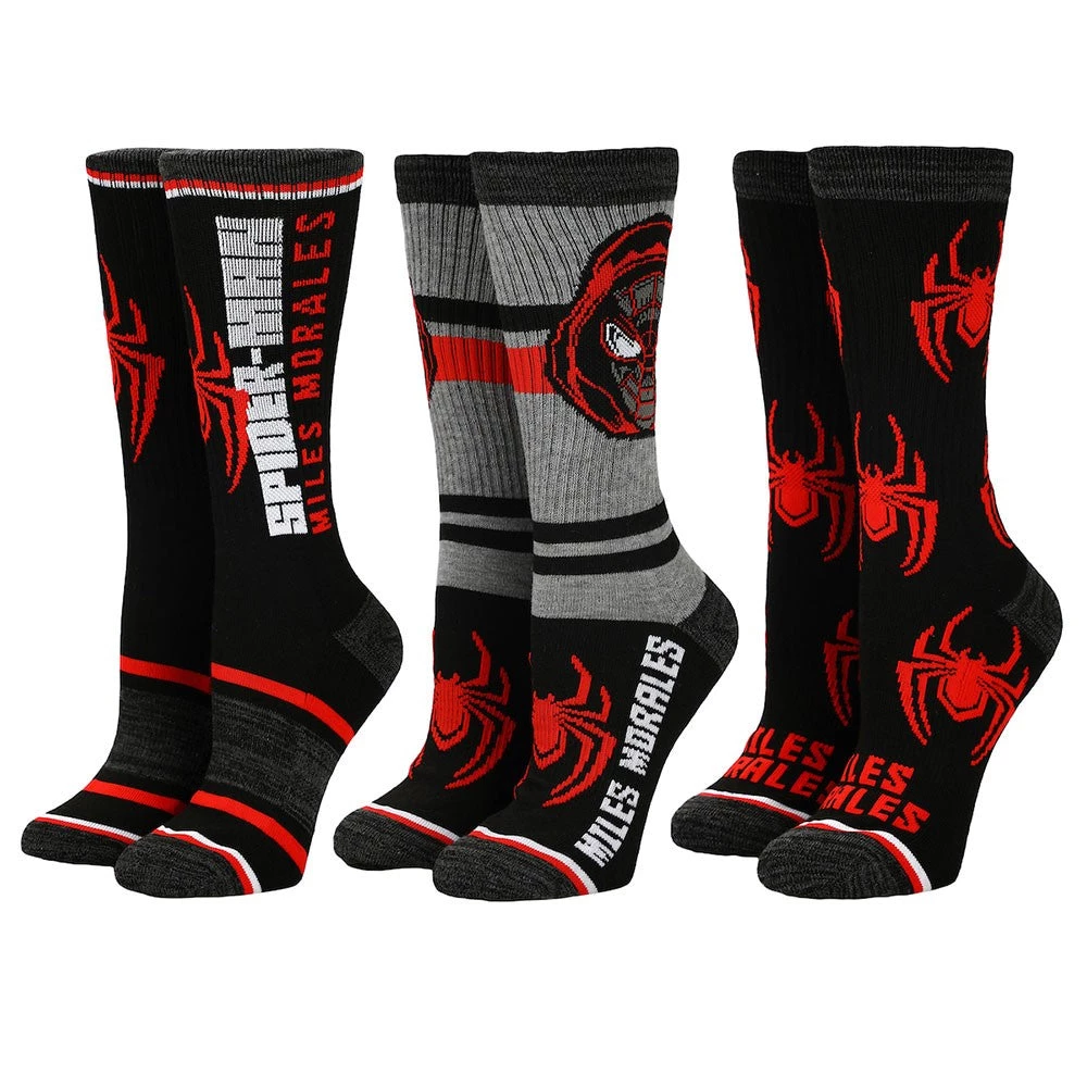 Bioworld Marvel Miles Morales 360 Character Sock 3 Bioworld Marvel Miles Morales 360 Character Sock