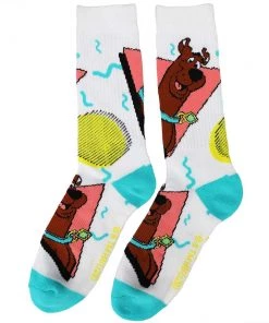 Bioworld Scooby Doo Retro Toss Crew Socks