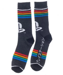 Bioworld Socks Playstation Classic 3 Pair Crew Box Set