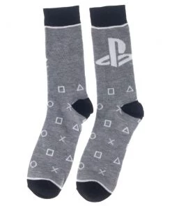 Bioworld Socks Playstation Classic 3 Pair Crew Box Set