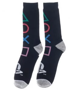 Bioworld Socks Playstation Classic 3 Pair Crew Box Set