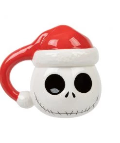 Bioworld The Nightmare Before Christmas Nightmare Before Christmas "Santa Jack" 16 Oz. Sculpted Ceramic Mug