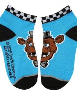 Bioworld Five Nights At Freddy's Youth 6 Pair Ankle Socks 12 Bioworld Five Nights At Freddy's Youth 6 Pair Ankle Socks