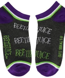 Bioworld Movies Beetlejuice Ghost With The Most 5 Pair Ankle Socks 23 Bioworld Movies Beetlejuice Ghost With The Most 5 Pair Ankle Socks