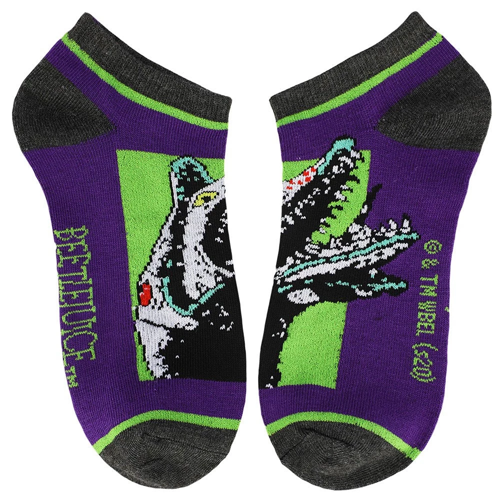 Bioworld Movies Beetlejuice Ghost With The Most 5 Pair Ankle Socks 13 Bioworld Movies Beetlejuice Ghost With The Most 5 Pair Ankle Socks