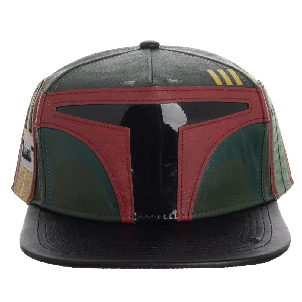 Bioworld Disney Star Wars Boba Fett Sound Effect Leather Hat 3 Bioworld Disney Star Wars Boba Fett Sound Effect Leather Hat