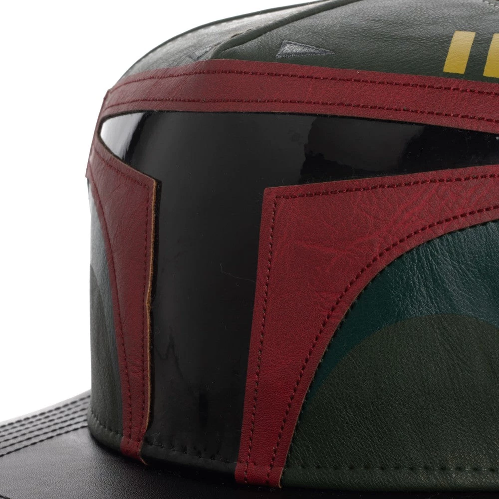 Bioworld Disney Star Wars Boba Fett Sound Effect Leather Hat 6 Bioworld Disney Star Wars Boba Fett Sound Effect Leather Hat