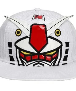 Bioworld Mobile Suit Gundam Bigface Nylon Flat Bill Snapback