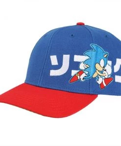 Bioworld Sonic Kanji Pre-Curved Bill Snapback Sonic The Hedgehog