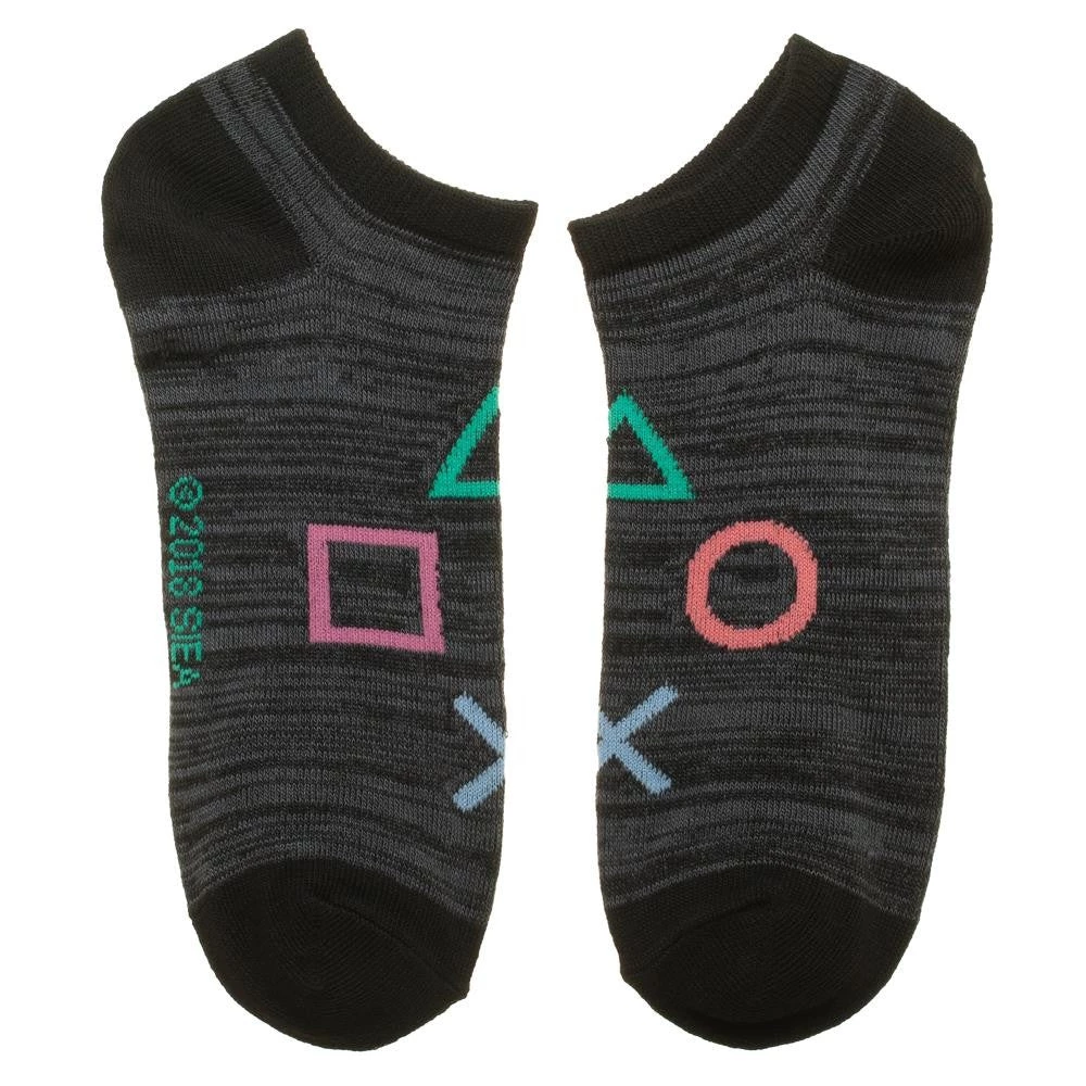Bioworld Sony PlayStation 3 Pair Ankle Socks 6 Bioworld Sony PlayStation 3 Pair Ankle Socks