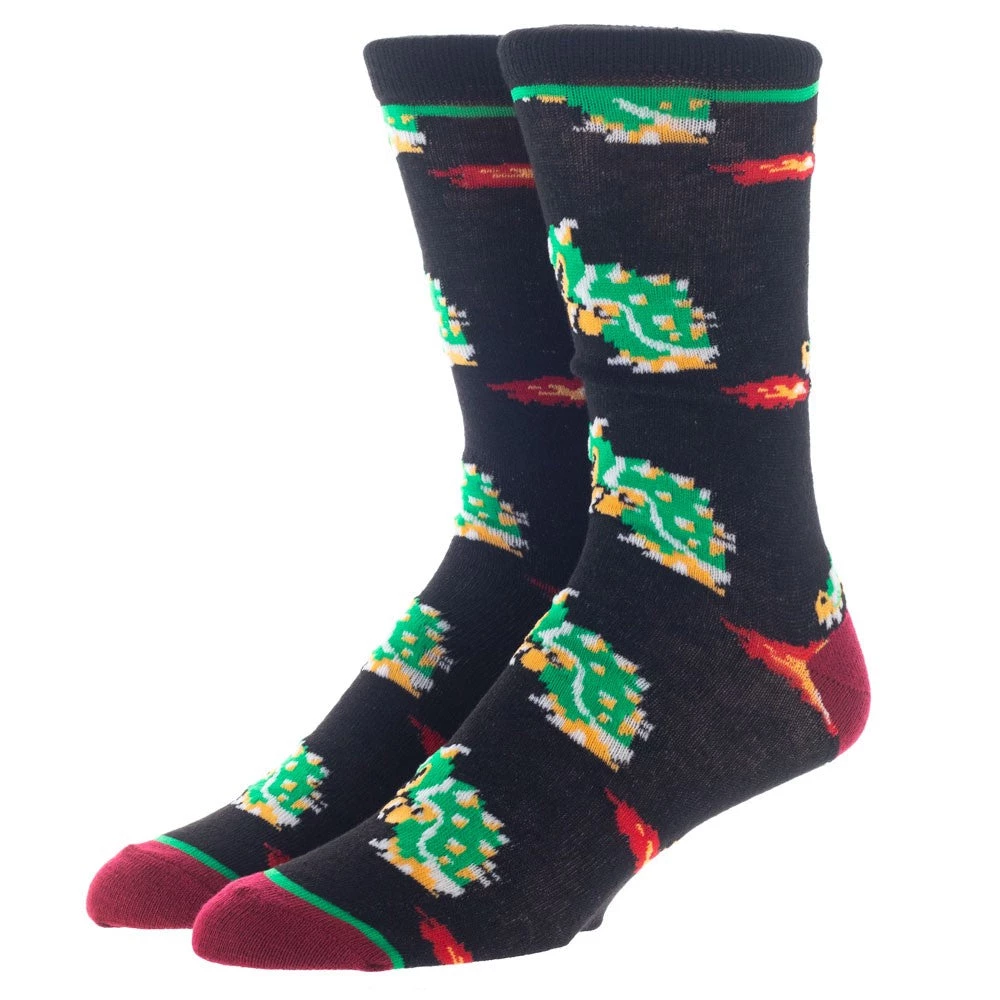 Bioworld Super Mario & Zelda 3 Pack Of Crew Socks Mario Series 6 Bioworld Super Mario & Zelda 3 Pack Of Crew Socks Mario Series