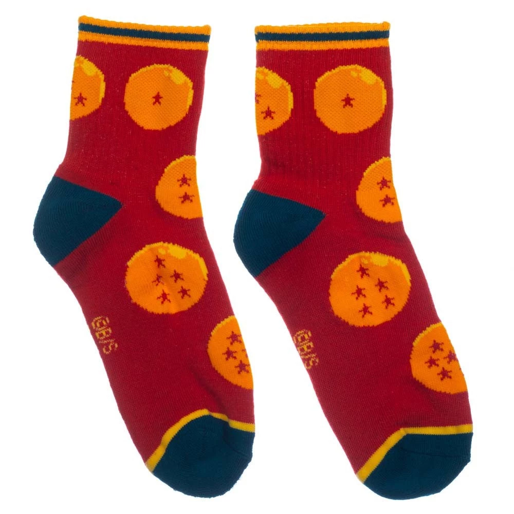 Bioworld Dragon Ball Z Quarter Crew 3 Pack Socks 6 Bioworld Dragon Ball Z Quarter Crew 3 Pack Socks