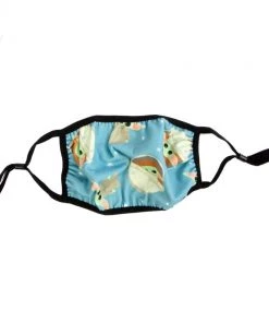 Bioworld Disney Star Wars Mandalorian The Child Adjustable Face Cover - Green