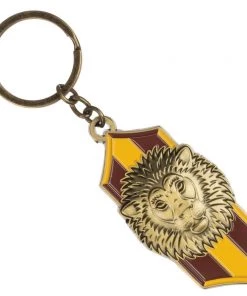 Bioworld Movies Harry Potter Gryffindor Lion Crest Keychain
