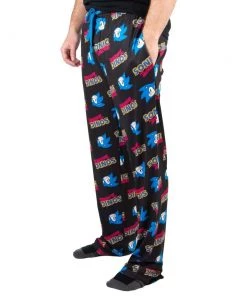 Bioworld Sonic The Hedgehog Sonic All Over Print Sleep Pants