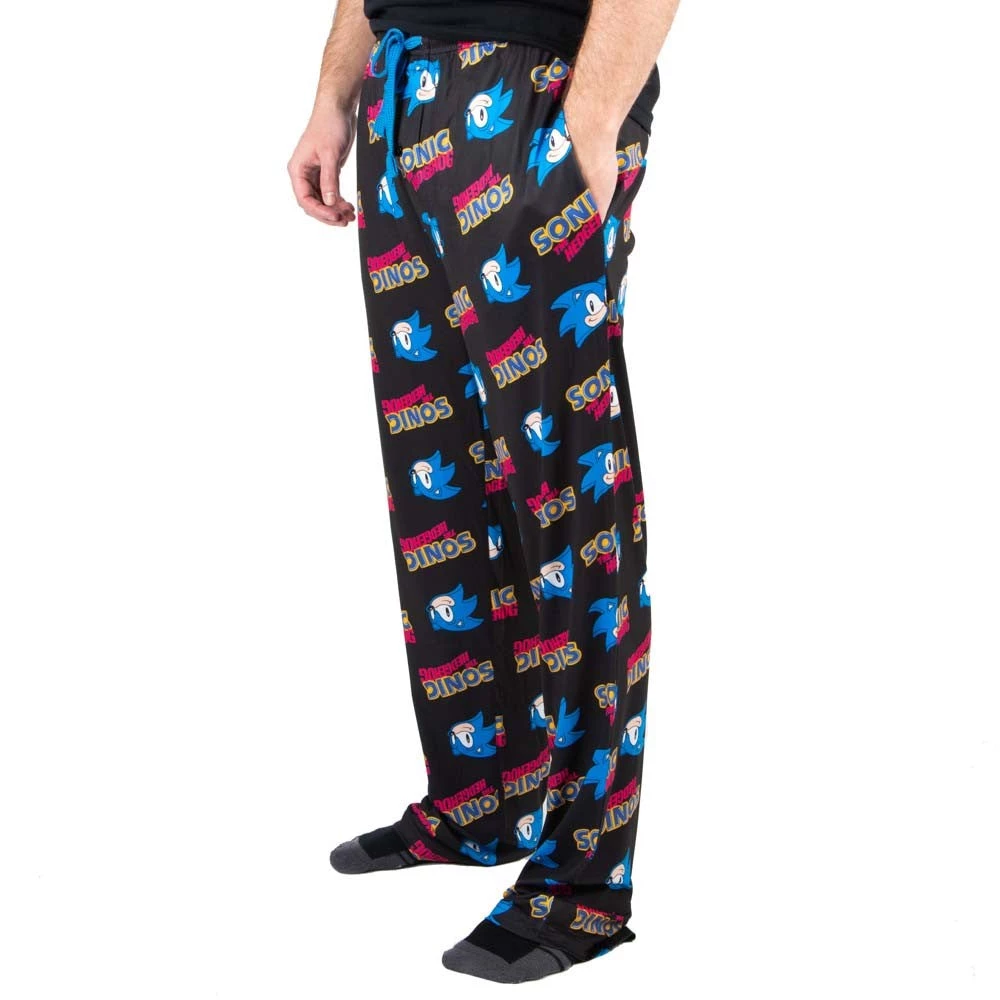Bioworld Sonic The Hedgehog Sonic All Over Print Sleep Pants 3 Bioworld Sonic The Hedgehog Sonic All Over Print Sleep Pants