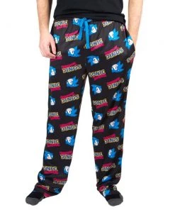 Bioworld Sonic The Hedgehog Sonic All Over Print Sleep Pants