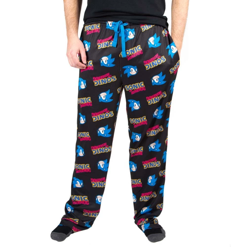Bioworld Sonic The Hedgehog Sonic All Over Print Sleep Pants 4 Bioworld Sonic The Hedgehog Sonic All Over Print Sleep Pants