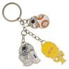 Bioworld Star-Wars Droid Charmed Keychain Star Wars 1 Bioworld Star-Wars Droid Charmed Keychain Star Wars