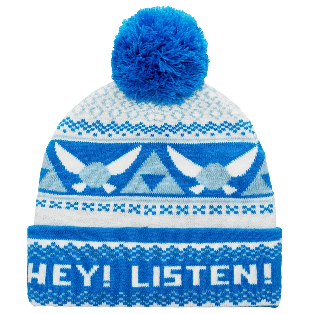 Bioworld The Legend Of Zelda Hey Listen! Navi Pom Beanie 3 Bioworld The Legend Of Zelda Hey Listen! Navi Pom Beanie