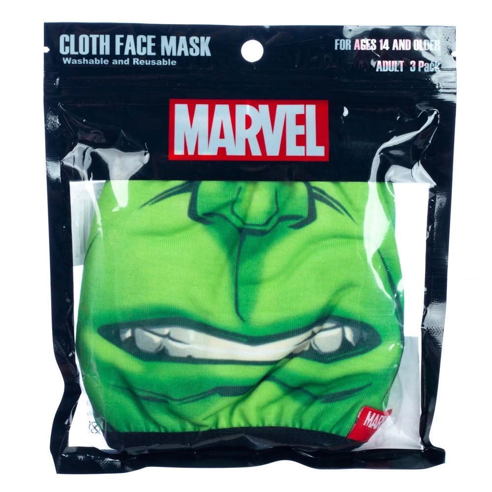 Bioworld Disney Marvel Big Face 3 Pack Adjustable Face Covers 4 Bioworld Disney Marvel Big Face 3 Pack Adjustable Face Covers