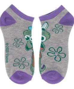Bioworld SpongeBob SquarePants 5 Pair Ankle Socks