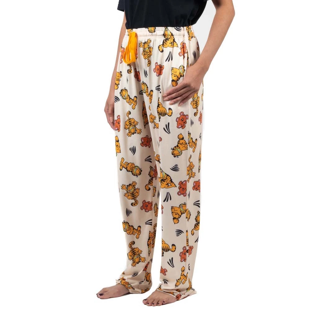 Bioworld Garfield Juniors All Over Print Sleep Pants 3 Bioworld Garfield Juniors All Over Print Sleep Pants