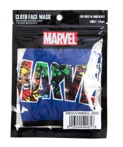 Bioworld Disney Marvel Logo Adjustable Face Cover