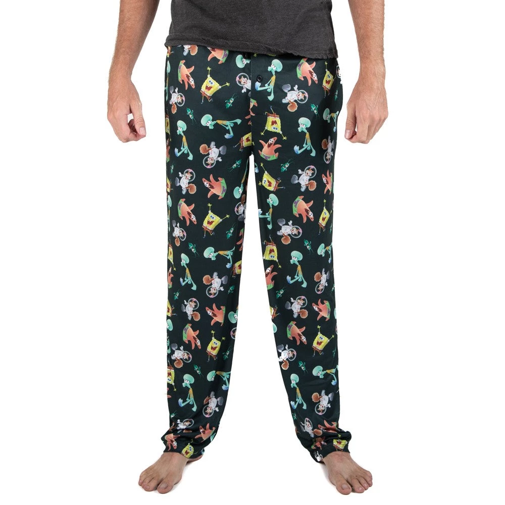 Bioworld Pajamas Spongebob All Of Printed Sleep Pants 3 Bioworld Pajamas Spongebob All Of Printed Sleep Pants