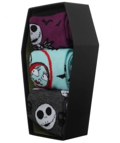 Bioworld The Nightmare Before Christmas Coffin 3 Pair Crew Box Set Disney 17 Bioworld The Nightmare Before Christmas Coffin 3 Pair Crew Box Set Disney