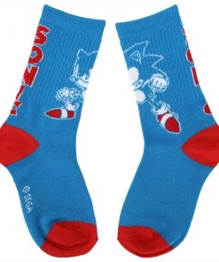 Bioworld Sonic Youth 3 Pack Crew Socks