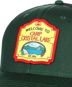 Bioworld Friday The 13th Camp Crystal Lake Patch Trucker Hat