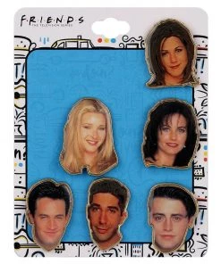 Bioworld Friends Friend Heads Lapel Pin Pack