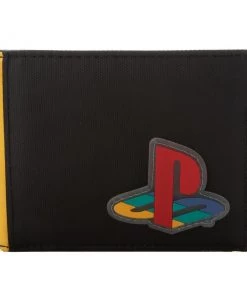 Bioworld PlayStation Rubber Patch Bi-fold Wallet Video Games