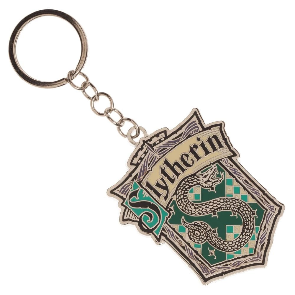 Bioworld Harry Potter Slytherin House Metal Keychain Movies 3 Bioworld Harry Potter Slytherin House Metal Keychain Movies