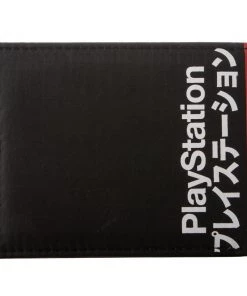 Bioworld PlayStation Rubber Patch Bi-fold Wallet Video Games
